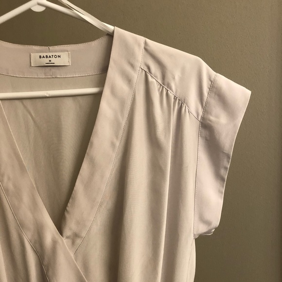 NEW Aritzia babaton corbett romper lavender silk - Picture 10 of 14